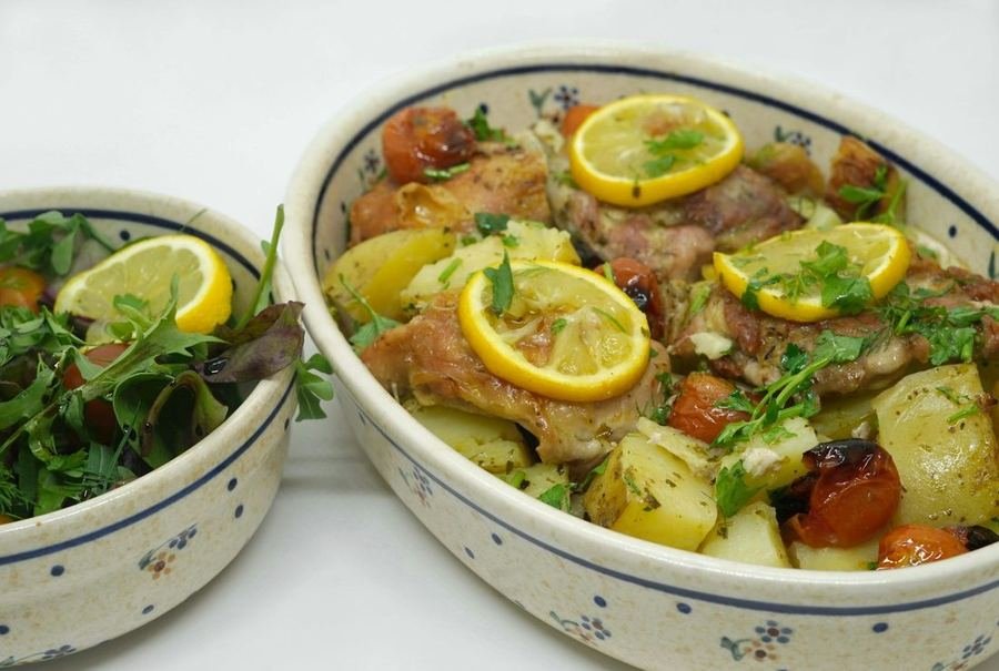 Tajine de poulet citron & olives