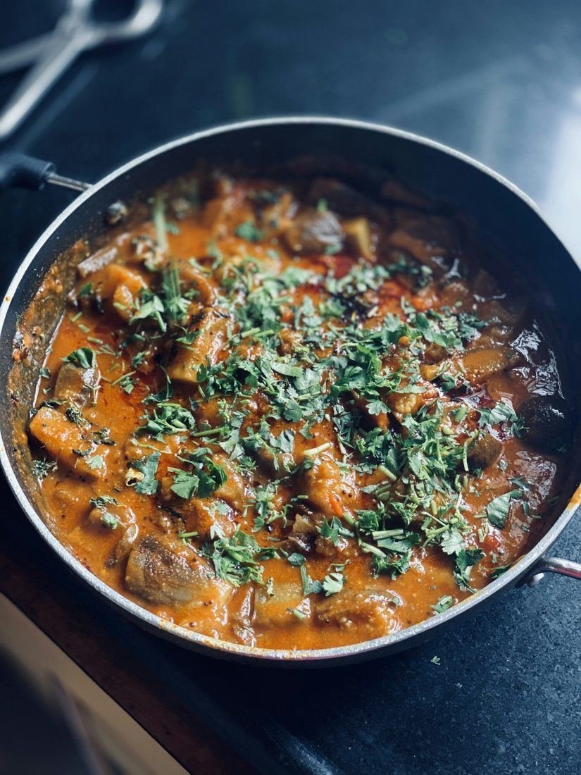 Curry d'agneau au lait de coco
