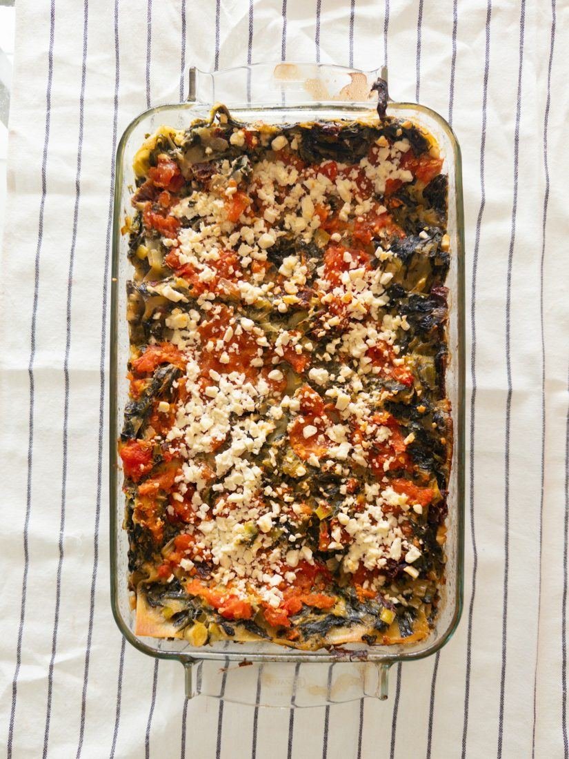 Lasagnes épinards et ricotta