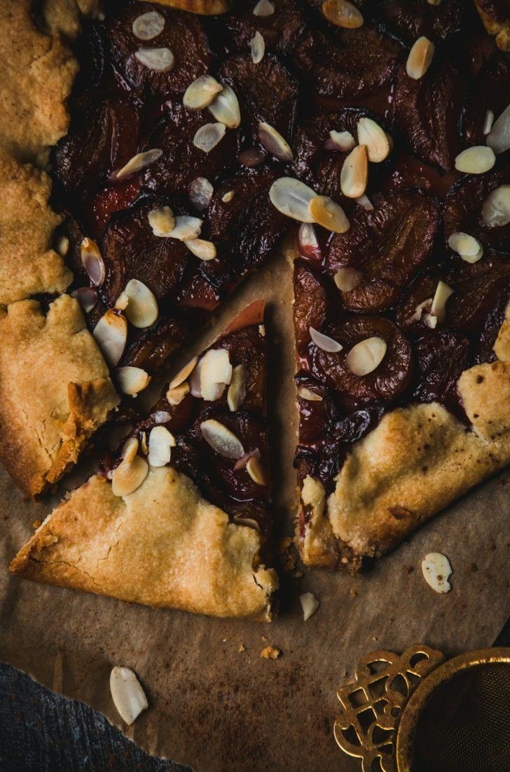 Tarte rustique aux prunes