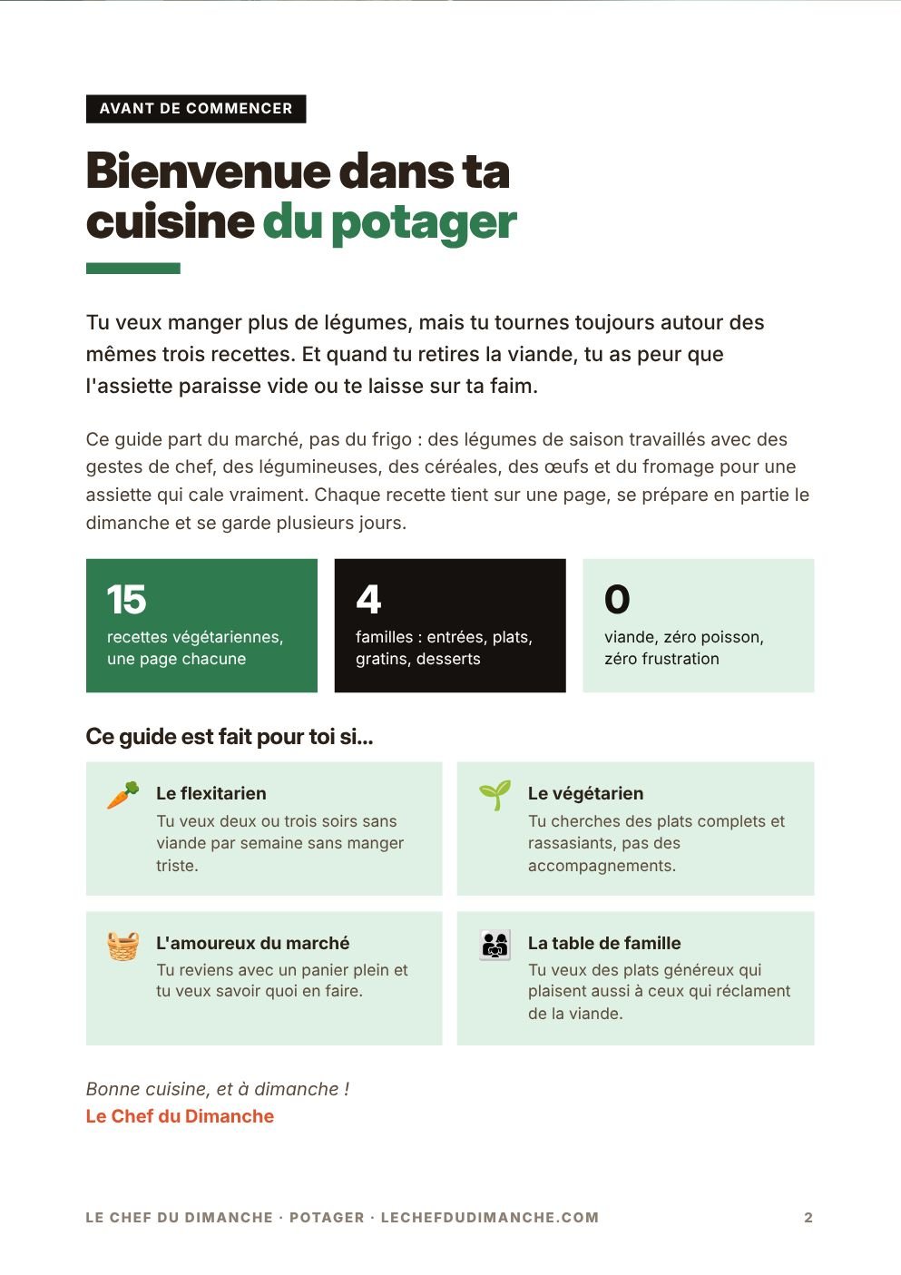 Bienvenue