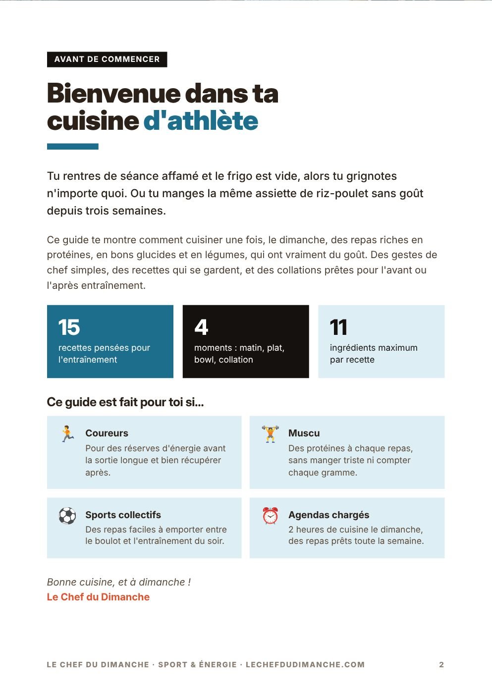 Bienvenue